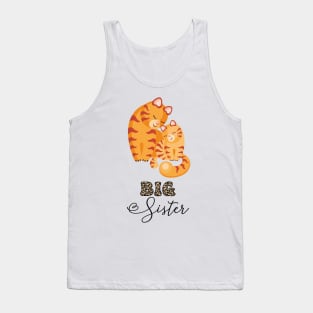 Cats Siblings Big Sister Tank Top